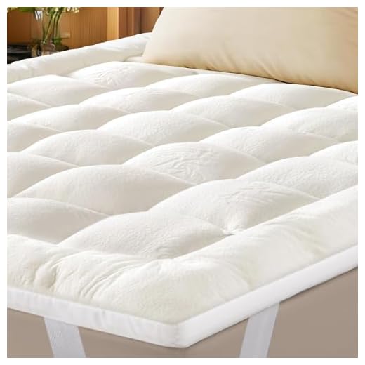 Niagara Topper matrimoniale 160 x 190 Spessore 3 cm in bambù - Traspirante e fresco, progettato per alleviare il mal di schiena - Il coprimaterasso con tasca profonda si adatta a materassi 20x50 cm