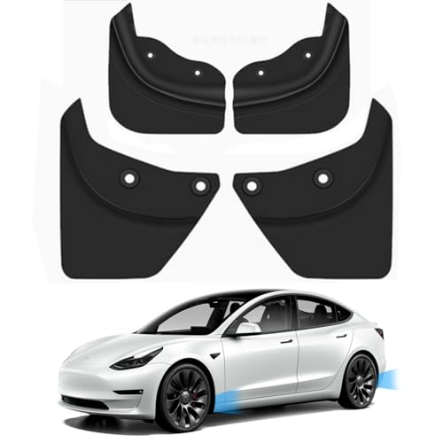 Garde-Boue de Protection pour Tesla Model Y 2020-2025 Contre la Boue et les Éclats