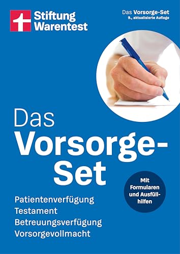 Das Vorsorge-Set: Patientenverfügung, Testament, Betreuungsverfügung, Vorsorgevollmacht