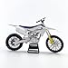 OEVTVR 1:12 Scale Diecast Dirt Bike Motorcycle Model – White Motocross Motorbike with Realistic Details, Alloy Body, Display Gift for Enthusiasts