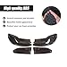 ABS Black Rear Tail Light Lens Taillight Kit Compatible with BMW X4 G02 X4 M 2019-2025 Car Exterior Taillight Protection Cover Accessories