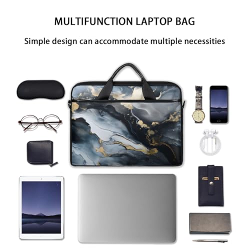 Bolsa slim para laptop 15'' negro con diseño abstracto miniatura 7