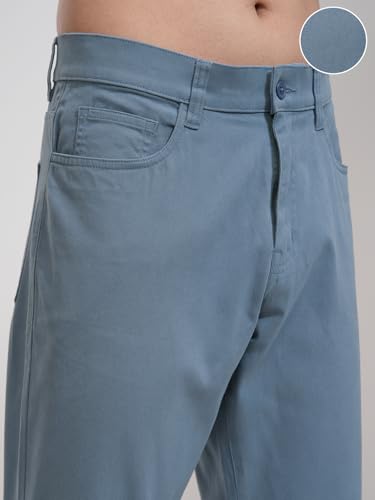 Image of Highlander Men's Casual Trousers| Relaxed Fit | Perfect for Casual Outings,Travel & Work Wear
