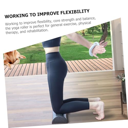 Rollo de masaje semicircular para yoga de espuma de alta densidad para relajación muscular, fisioterapia y ejercicio de equilibrio miniatura 4