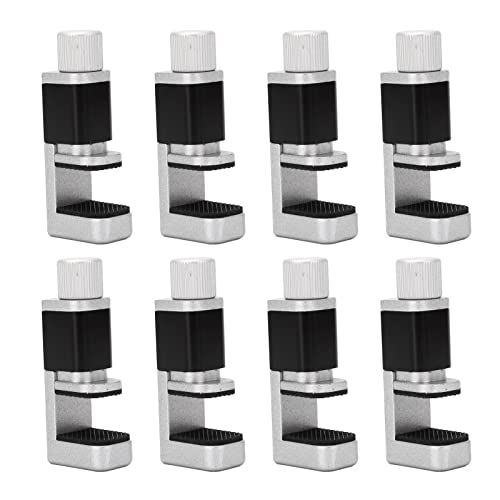 Adjustable Aluminum Alloy Ph LCD Repair Clamps, 8 - Piece Set, Efficient Operating and Durability for Mobile Screen Maintenance