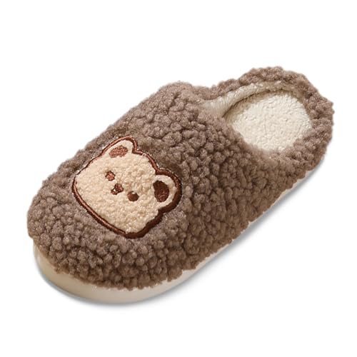 Slippers for Women Comfortable Warm Non Slip Indoor Slippers Cozy Bedroom Shoes Fashion Print Design Winter Shoes