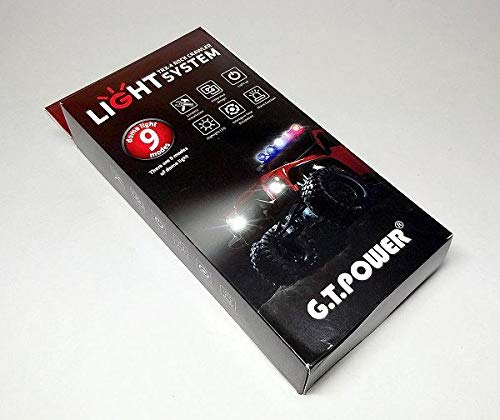 Kit LED TRX-4 pour éviter les pertes de vue du Rock Crawler de nuit LE826