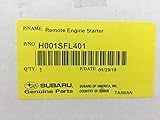 Subaru 2019 2020 Crosstrek & Impreza Subaru Remote Engine Starter Key Start H001SFL401