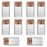 Bouteille en verre avec bouchon de liège – son petit format la rend facile à ranger et à transporter. bouteille à vœux flottante