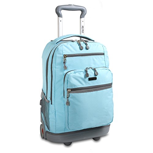 J World New York Sundance II LAPTOP Rolling Backpack for Schooling & Travel, 20 inch