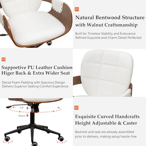 Luxury Leather Office Chair Ergonomic