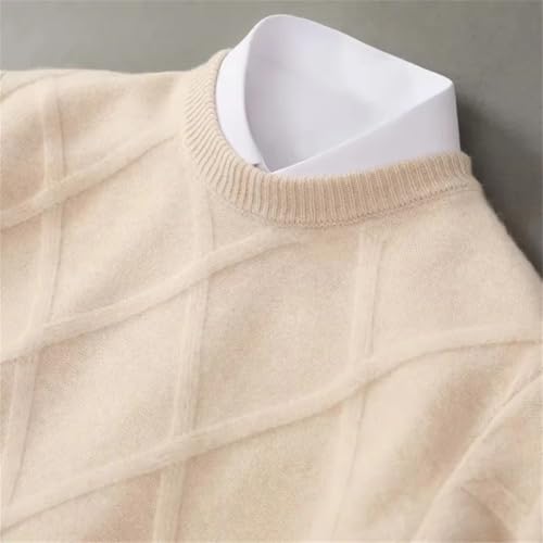 Men's Cashmere Sweater Loose Fashion Knitted Jumper Couple Autumn Pullover Tops3
