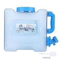 Tanica Acqua Portatile Da Campeggio 12L Con Rubinetto E Tubo Di Prolunga - Secchio Pieghevole In PE Per Alimenti Per Picnic, Trekking, Emergenze (Nero/Militare)
