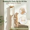 Rascador de pared para gato EMUST, paquete de 2, 66 pulgadas, poste de sisal alto para gatos grandes | Mueble de pared para gato que ahorra espacio con juguete de pelota colgante, hasta 44 libras, diseño minimalista moderno para departamento 8