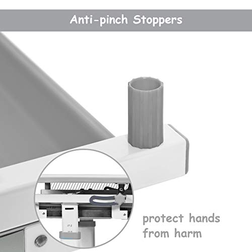 Baby Joy Kids Desk And Chair Set, Height Adjustable Child Desk Set W/Tilt Desktop, Pull Out Drawer Storage, Metal Hook, Multifunctional School Student Study Desk Chair For Boys & Girls (Grey) #TOP5