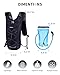 Blue Quartz Hydration Backpack with 2L Water Bladder, Hiking Water Backpack for Women Men, Lightweight Cycling Daypack with Phone Pocket & Helmet Net Bag, Hydration Pack for Biking, Running, Skiing