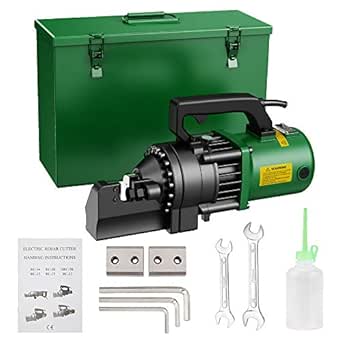 Anbull 1350W Electric Hydraulic Rebar Cutter, Cutting up to 7/8 Inch (22mm) with Replaceable Blades