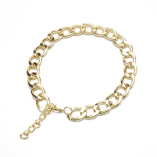 The Cuban Link Dog Collar 12 Jegtew Gold Silver Cuban Link Dog Chain Dog Collar, ID ...