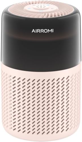 AIRROMI Purificador de ar HEPA para quarto e casa, purificador de...
