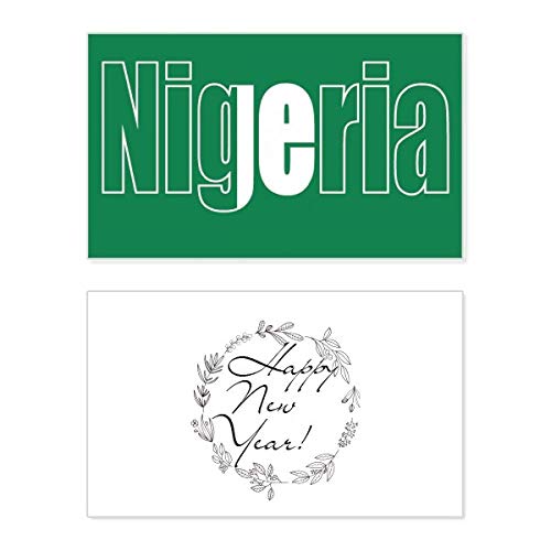 Tarjeta conmemorativa de Año Nuevo de Nigeria: lleve sus raíces al hogar