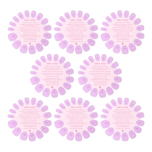 Super Stick Mani Adhesive Tabs Set | No Glue Needed | Use with Olive & June Press-On Nails | Non-Toxic Tabs | Easy On-Off, Non-Damaging | Realest Look | 7-Day Wear