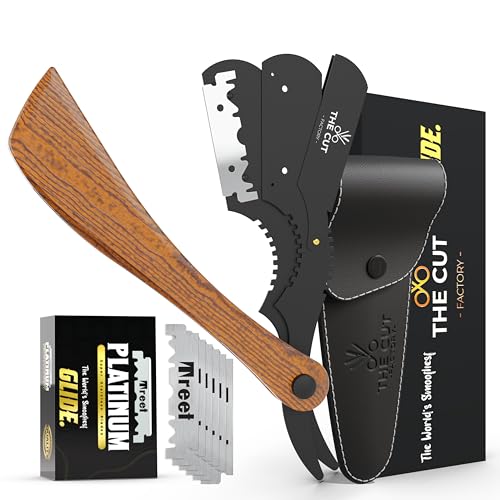 The Cut Factory® Premium Wooden Handle Straight Razor for Men
