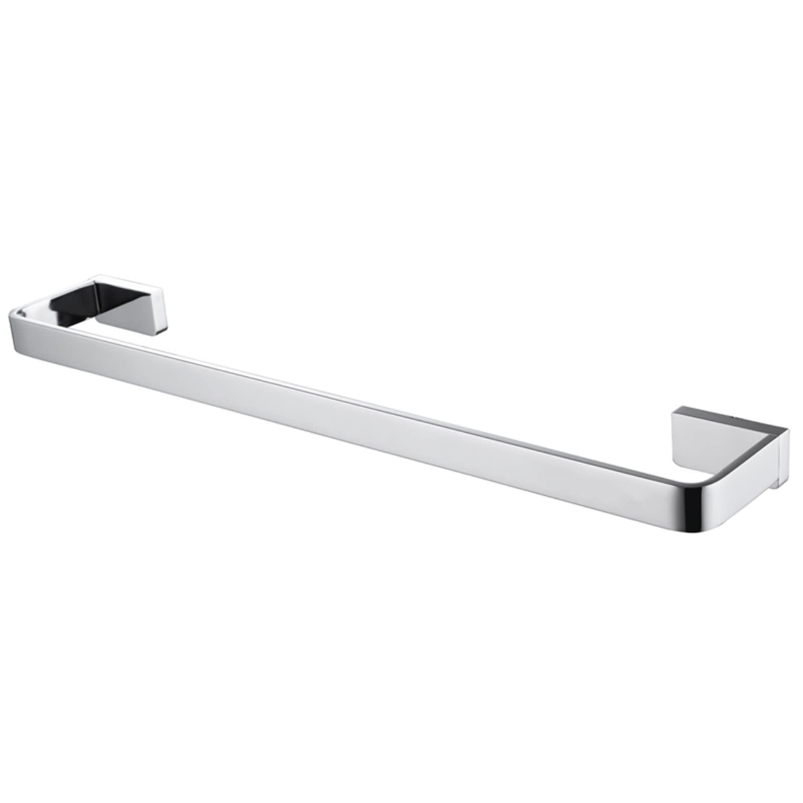Porte-serviettes de toilette mural argent pour matériel de salle de bain