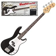 Complete Bass Guitar Starter Pack – includes an E40 bass guitar, guitar strap, guitar cable, carry bag, clip-on tuner, bass picks, spare strings, and a 20-watt amp with volume control and headphone socket, offering everything a beginner needs. Lightw...