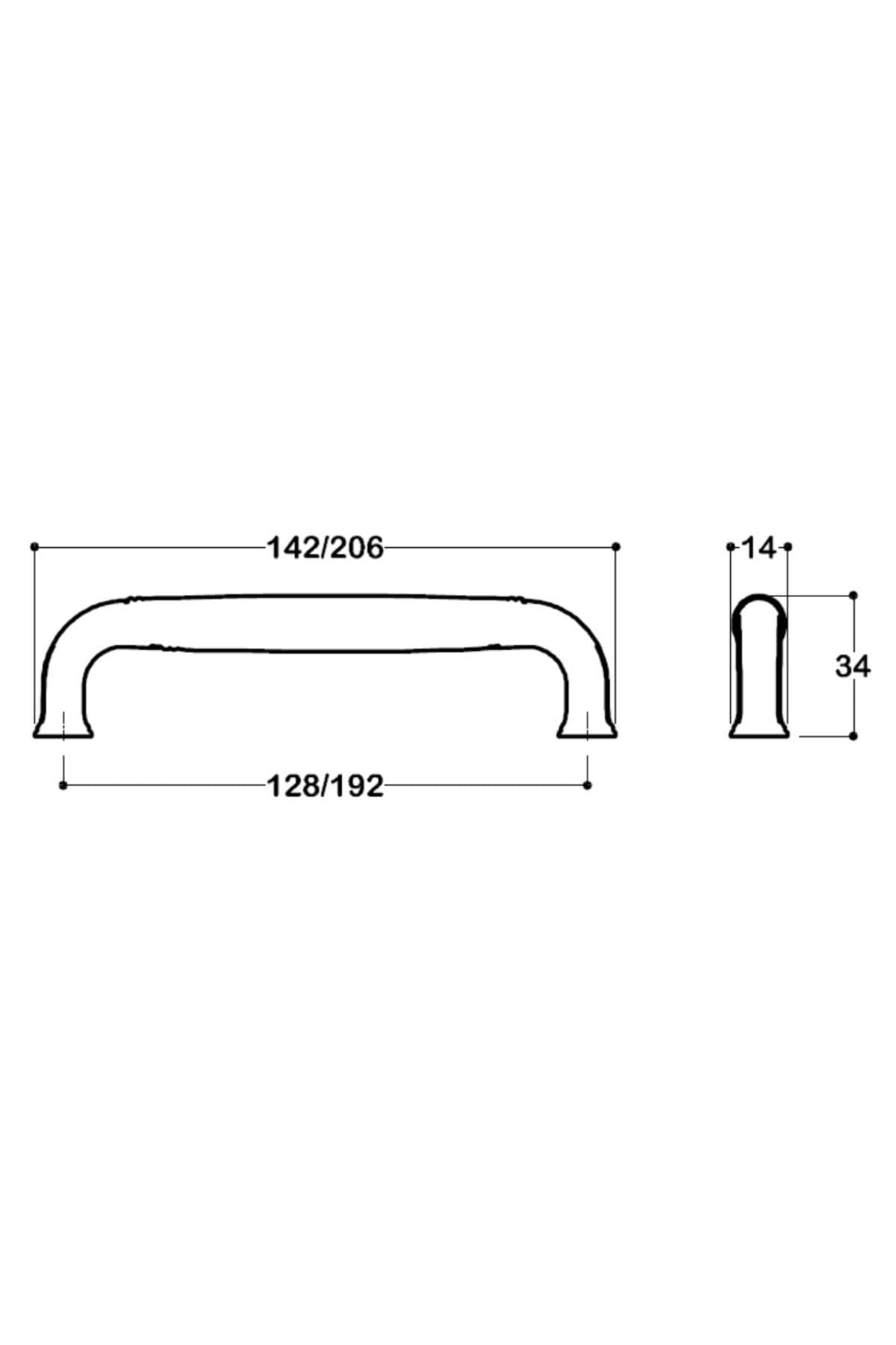 System 4228 Modern Kulp Altın Renk 192 Mm Altın Tek Ebat Ssy4228 0192 Gl