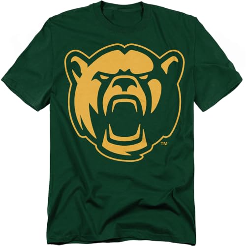LOGOVISION Baylor University Big Mascot Unisex Adult T Shirt, Hunter Green, Large