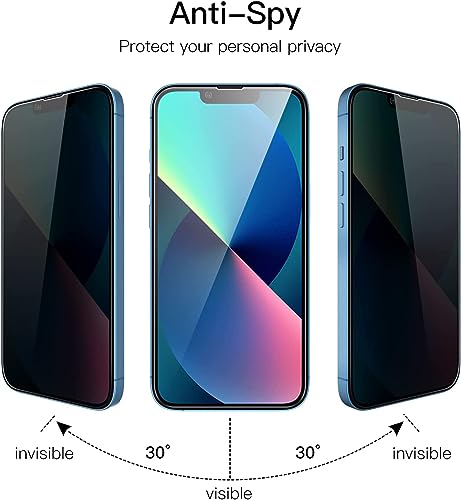 Image of Tempered Glass Screen Protector (For iPhone 13 /13 Pro /14 (Privacy))