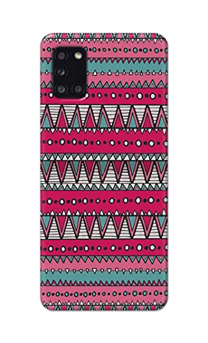 Image of Printed Hard Back Cover Case for Samsung Galaxy A31 Back Cover (Geometric Vintage Pattern) -1803