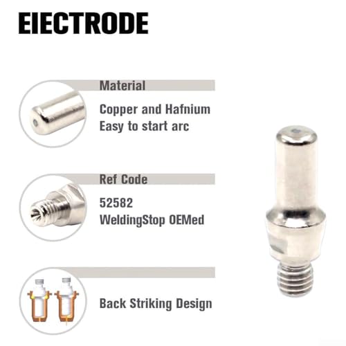Électrode plasma PT60 IPT40 assortiment pointe découpe nette