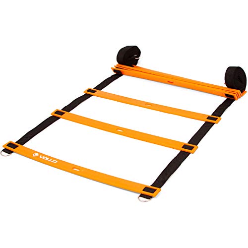 Escada de Agilidade 400 cm Laranja/Preto Único Vollo Sports