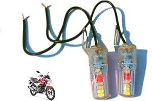 Mix colour 16 Led Strobe Light for Bike | Warning Emergency Police Light | Motorcycle Strobe Light |Compatible with Bajaj Discover 125 ST