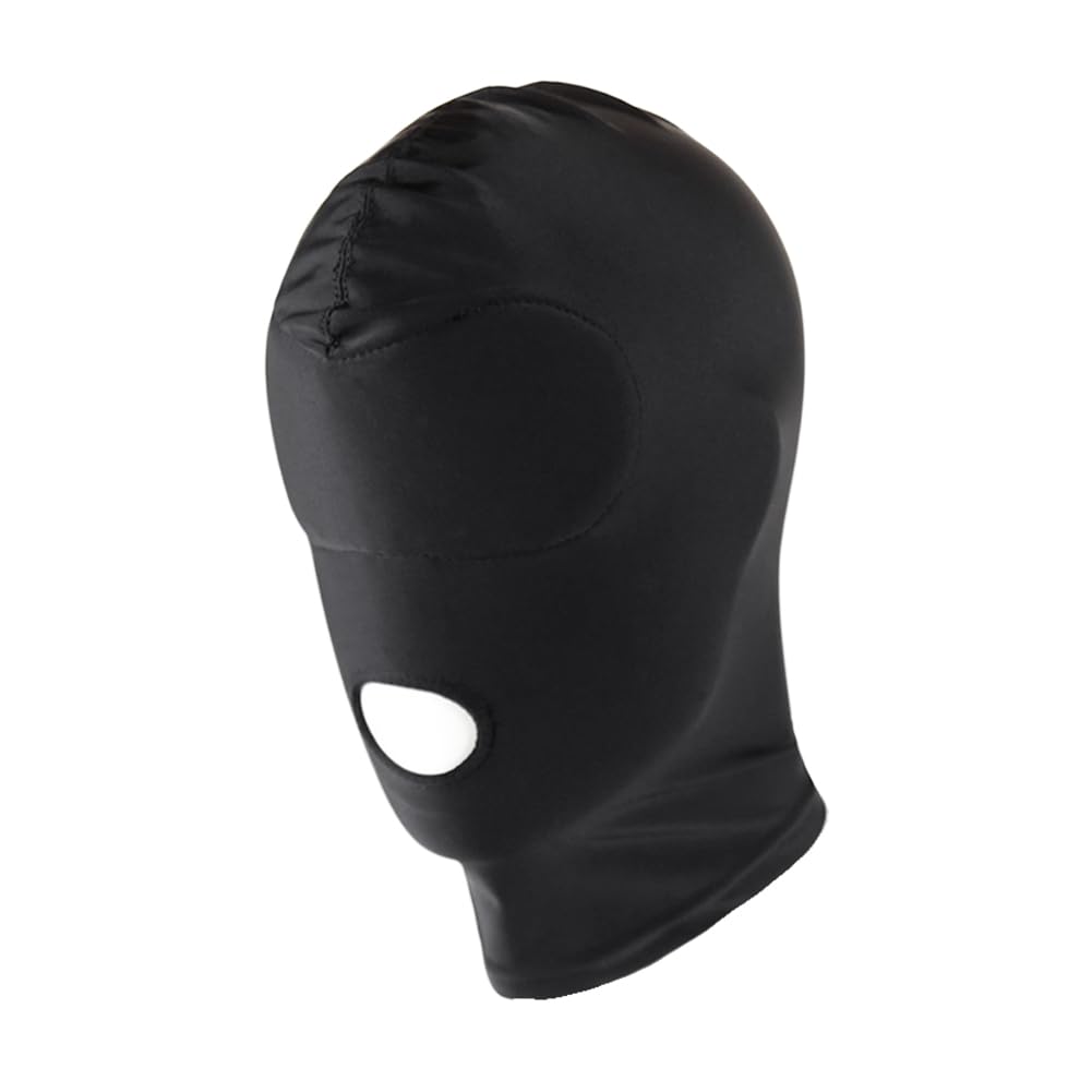 XINCHIA Elastic Full Cover Hood Mask Breathable Opened Mouth Head Face Mask Halloween Cosplay Costume Punk Hood Headgear Fancy Dress Costume for Couple Games Carnival Night Club