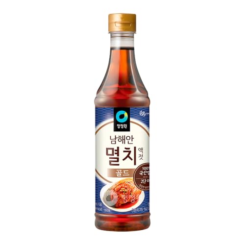 Daesang Chung Jung One Premium Korean Anchovy Sauce for Kimchi - Salted Gold 1kg | Traditional Ingredient for Authentic Kimchi & Korean Cooking (Pack of 1)