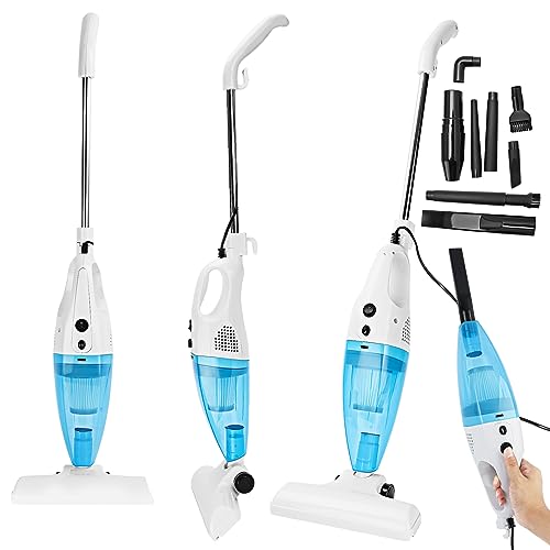 Youyijia 2-in-1 Stick Vacuum Cleaner - 1000 W Handheld Corded Vac, Lightweight Vac, Multi-Surface Upright Vac Cleaner Cheap Hoover Corded Stick with HEPA, Crevice/Brush Tool for Pet Hair