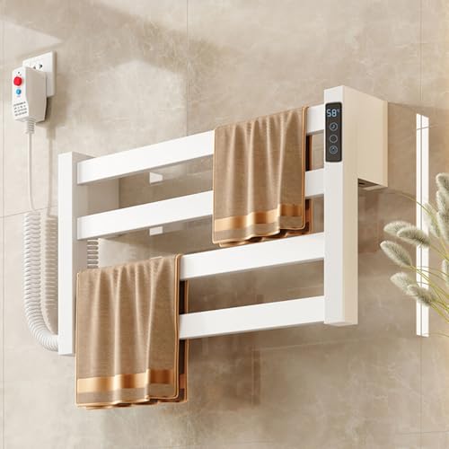 Toallero eléctrico de pared para aseos de hotel y baños modernos