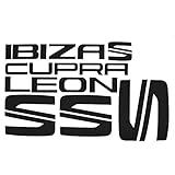 seat leon 2019 innenraum KOMPATIBILITÄT: Geeignet für viele Embleme von Seat zb. Leon 5F, Ibiza 6F, FR, Cupra, ST, 265, 280, 290, 300, Cupra R, Style... (Bitte beachten Sie die Form Ihres Emblems)