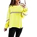 Produktbild ESAILQ Damen Ultra Damen Pique-Poloshirt Basic(L,Gelb)