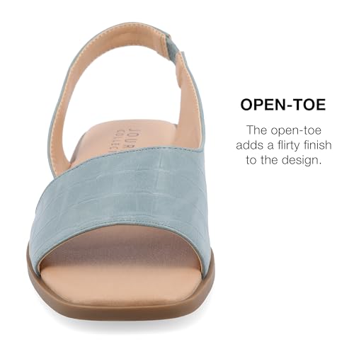 Image of Journee Collection Women's Brinsley Slingback Flat Sandals