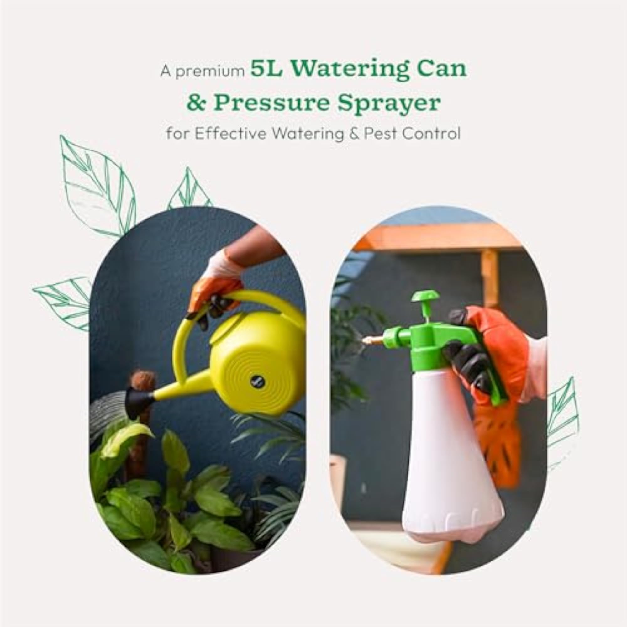 Outdoor Gardening Tool Kit, 10 Pcs for Home Garden
