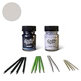 ScratchesHappen Exact-Match Touch Up Paint Kit - Lunar Mist Metallic (1C8) for Toyota - Essential (Paint + Clear Coat)
