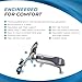 Stamina Ab Hyperextension Bench Pro - Adjustable and Foldable Roman Chair with Smart Workout App for Home Workout - Up to 250 lbs Weight Capacity