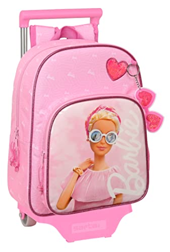 Safta BARBIE GIRL - Mochila Infantil con Carro 705, Ideal para Niños de Diferentes Edades, Cómoda...