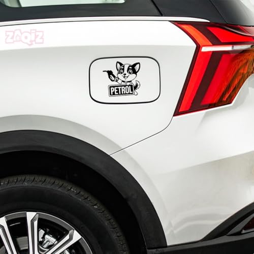 Image of Bright Petrol Sticker for Car Fuel Cap (Black)