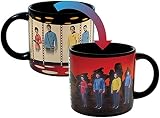 Unemployed Philosophers Guild Star Trek Transporter Heat Transforming Mug - Hot Coffee Beams Down Kirk, Spock, McCoy, and Uhura, Comes in Fun Box,14oz