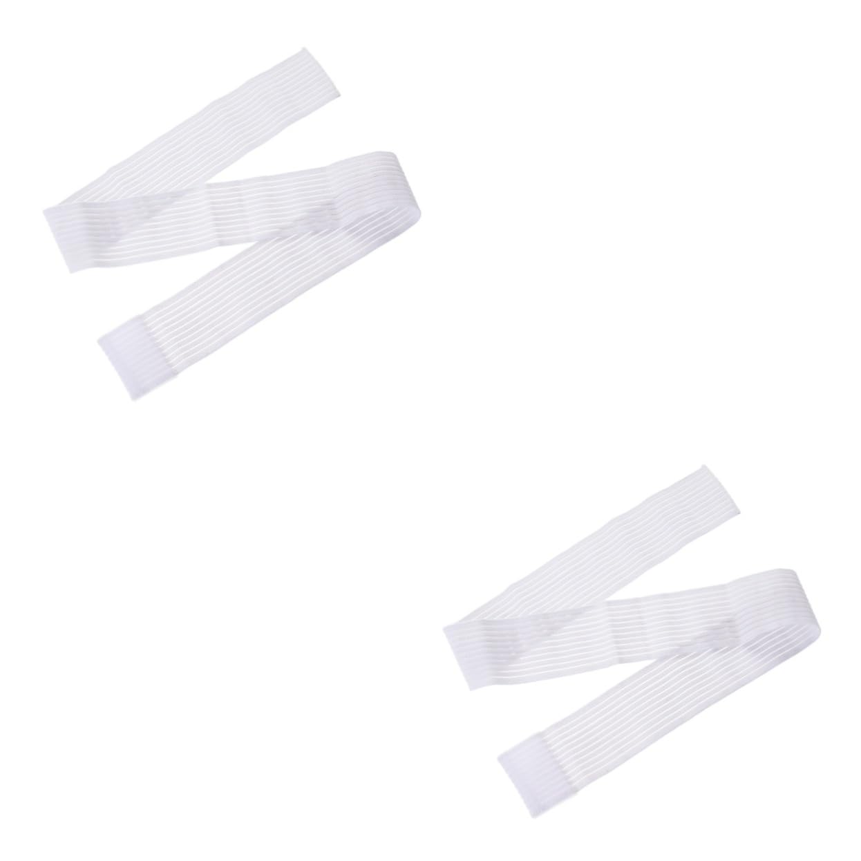 PLAFOPE 2pcs Elastic Ankle Stabilizer Knee Wraps Ace Bandage Wrap for Women Men Adults Compression Leg Sleeve for Sports Cycling Training