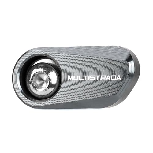Sturzpad-Schutz CNC-gefräste Schutzabdeckung Für Vorder- Und Hinterradsensoren Für Ducati DesertX Multistrada 950, 1100, 1200, 1260, 1200S, 1260S, V4S V2 Crashschutz(Titan,X-Rear)